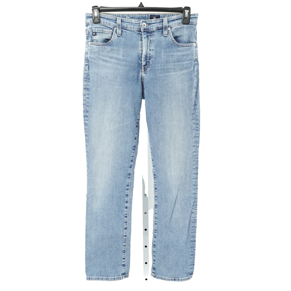 AG Adriano Goldschmied Jeans SZ 30R Mari High Rise Straight Clean Girl Soft Girl